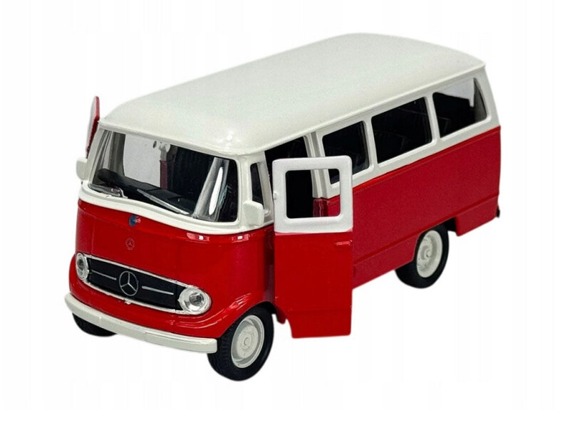 Welly Mercedes-Benz O 319 Bus 1:34 červenobílý